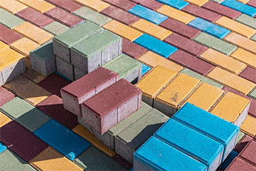 COLORED BRICKS